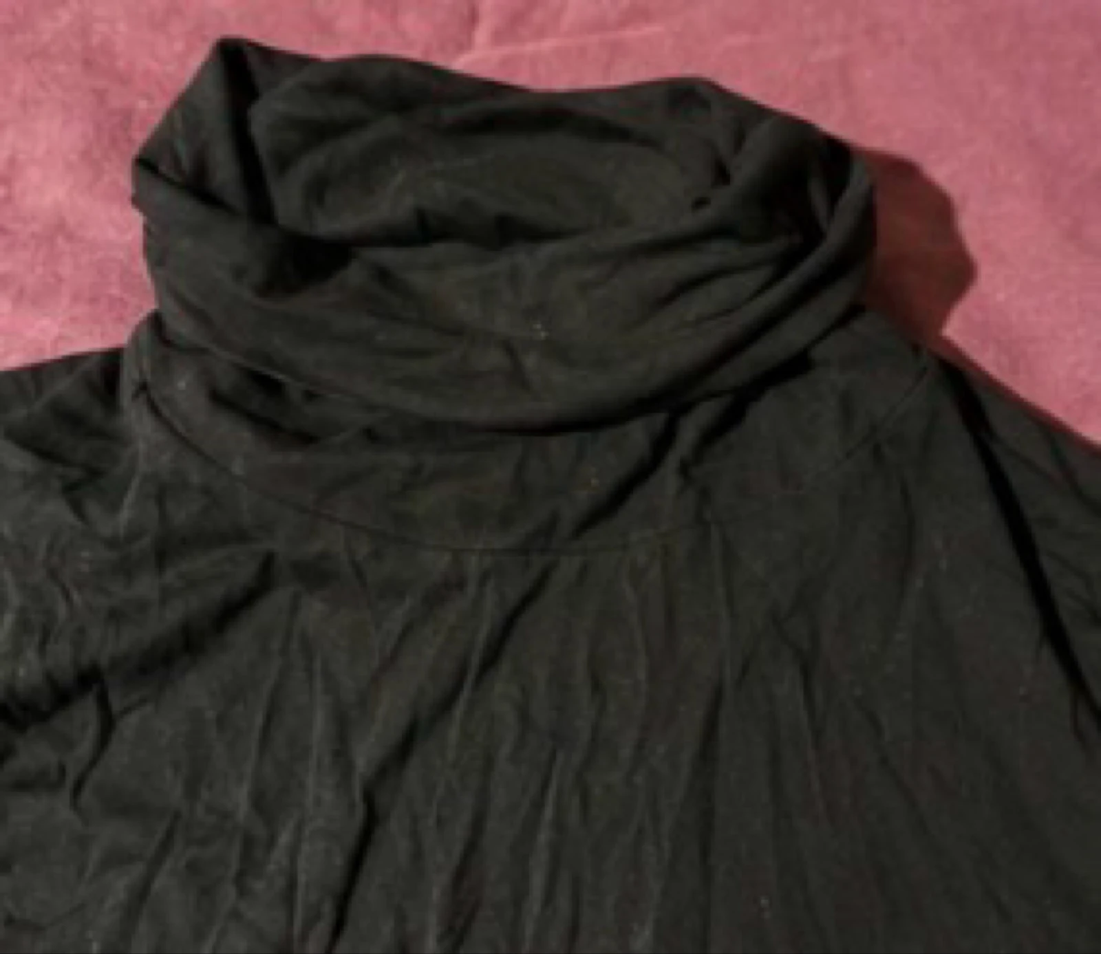 Black turtleneck sweater Tanaïs – long sleeves – Size M – photo 5